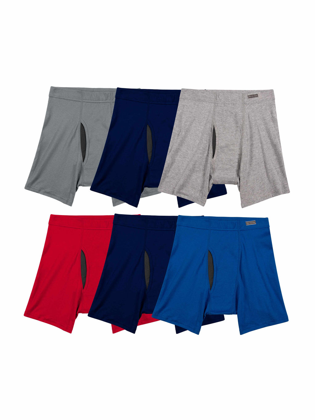 Fruit of the Loom Men's CoolZone Boxer Briefs, Moisture‑Wicking, Mesh Fly, No Ride Up, Multipacks, Sizes S-3XL