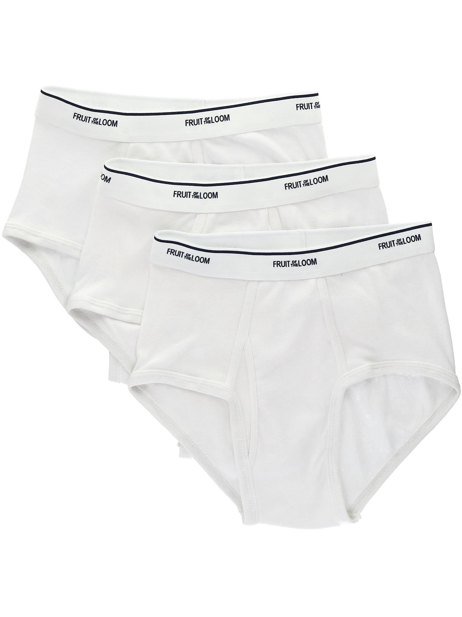 Fruit of the Loom White Briefs (3 Pack) (Men)