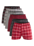George Men's Moisture-Wicking Stretch Woven Boxers, 6-Pack, Sizes S-2XL