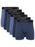 Gildan Men's Cotton Stretch Boxer Briefs, 6-Pack, Sizes S-2XL