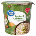 Great Value Apples and Cinnamon Instant Oatmeal Cup, 1.51 oz