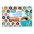 Great Value Donut Shop Decaf Ground Coffee Pods, 12 Count