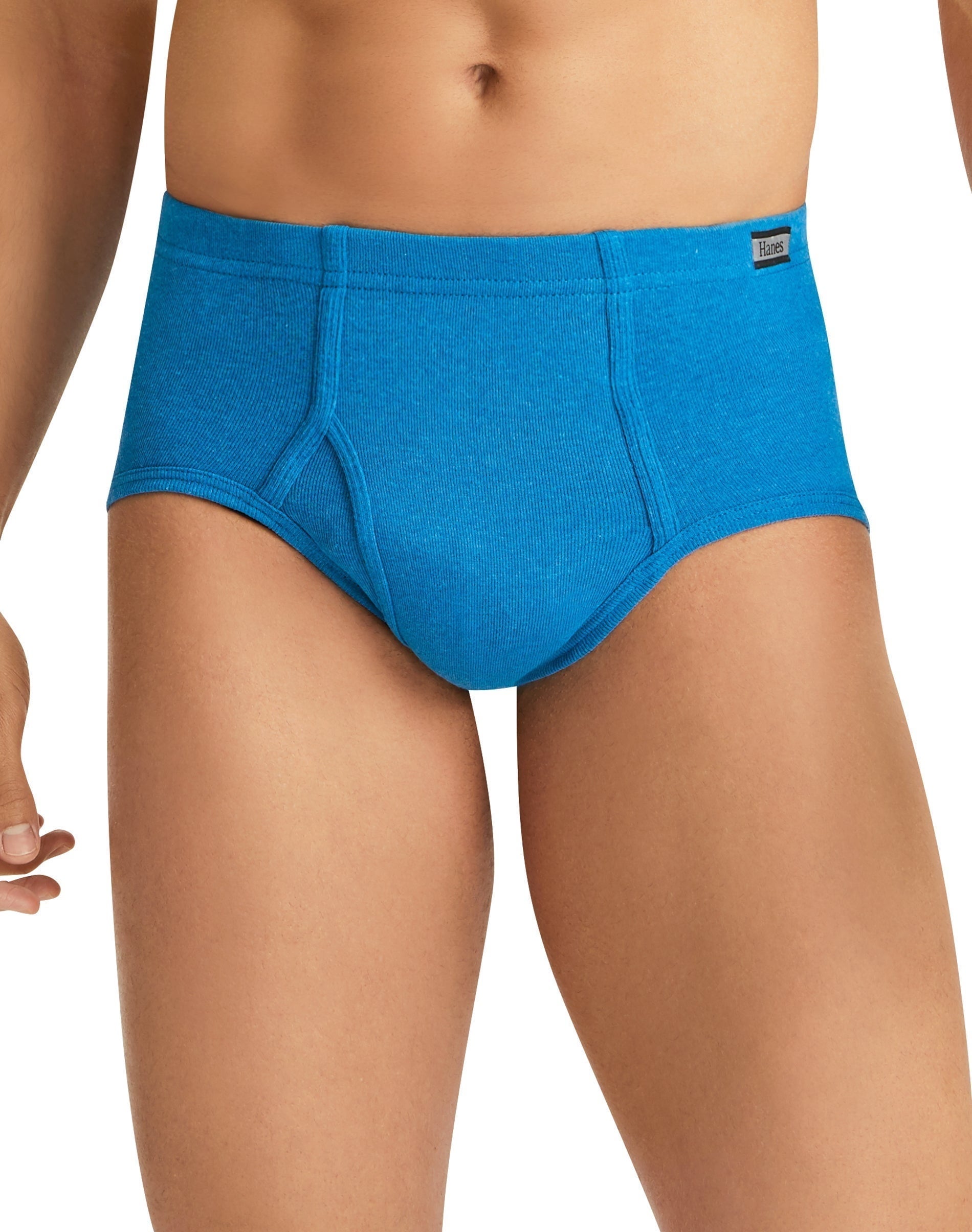 Hanes Men's Underwear Briefs Pack, Mid-Rise, ComfortSoft Waistband, 6-Pack Assorted S