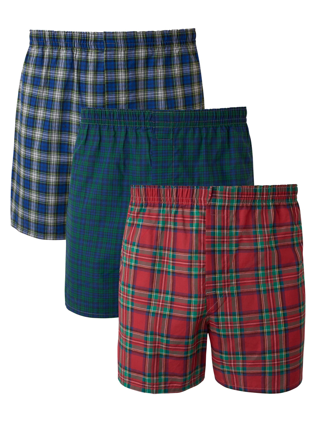 Hanes Men's Woven Boxers, 3 Pack