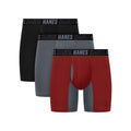 Hanes Mens Underwear Boxer Briefs, 3-Pack, Moves Anti-Chafe Men's Boxer Briefs MACCD3
