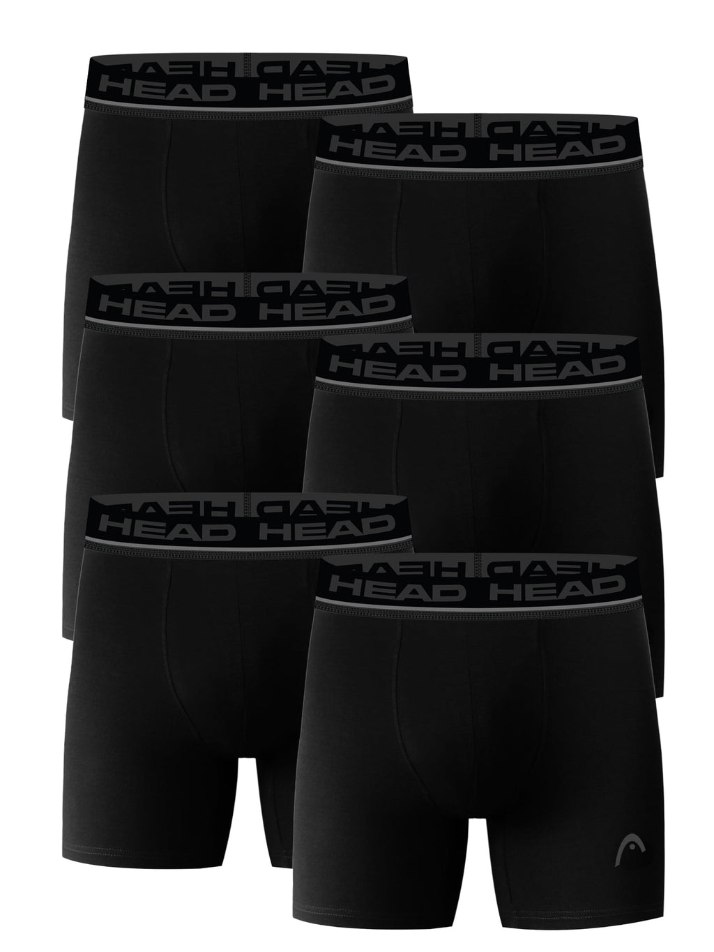 Men’s HEAD Performance Underwear Boxer Briefs in Hi-Viz Colors, 6-Pack (Sizes S–XL)