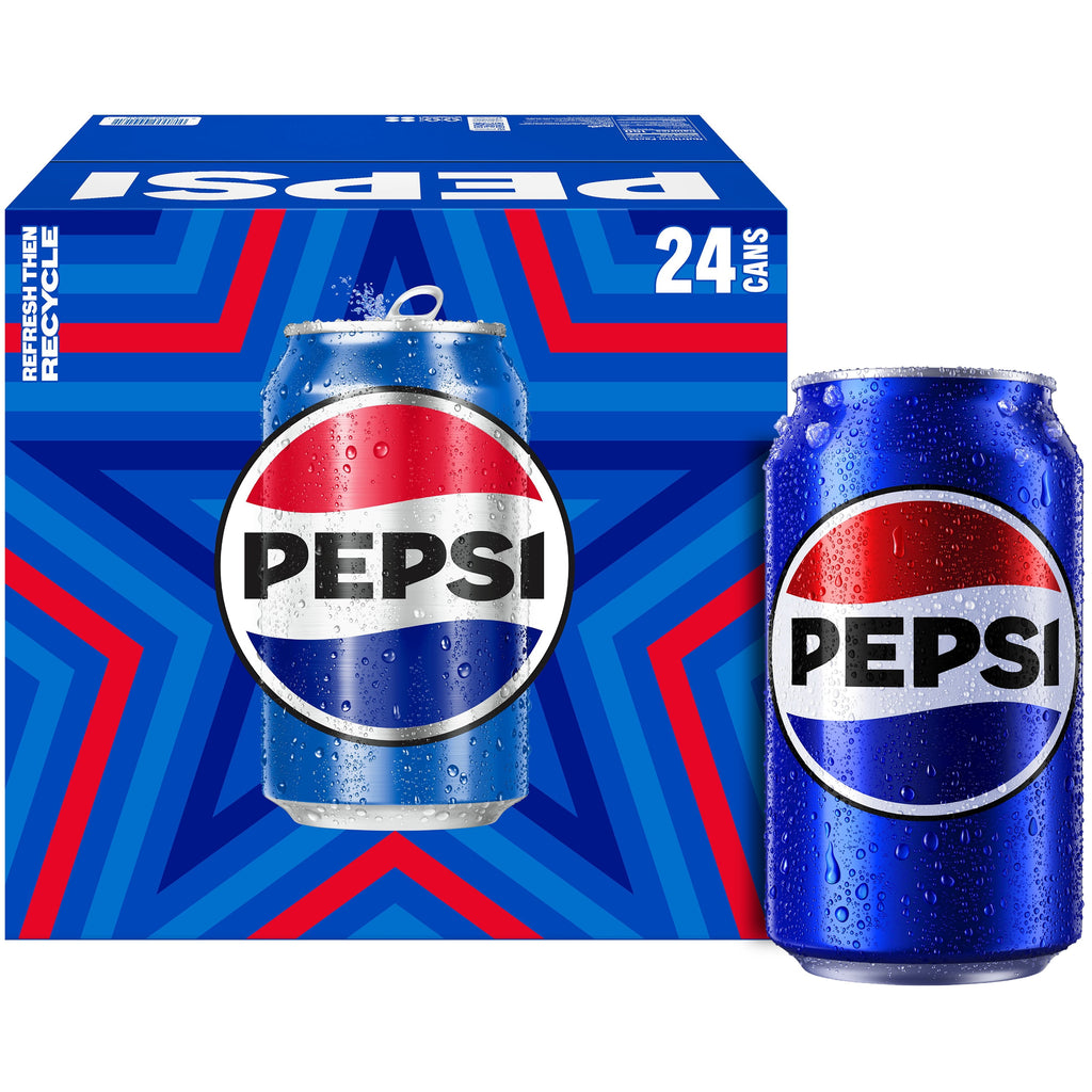 Pepsi Cola Soda Pop, 12 fl oz, 12 pack Cans
