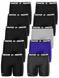 Starter Men's Breathable Polyester Boxer Briefs, (10 Pack)