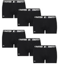 Starter Men’s Trunks Breathable Cotton Underwear Boxers for Men, Black XL 6-Pack