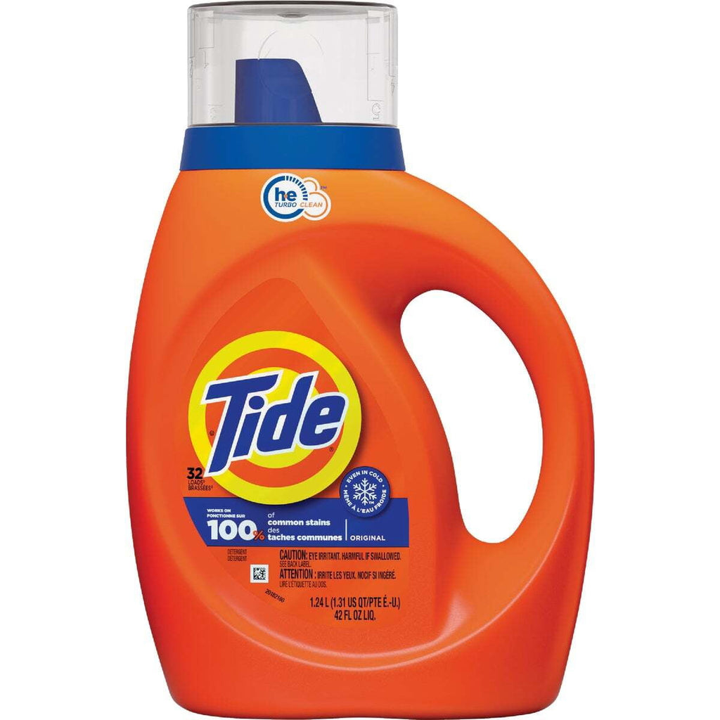Tide HE Liquid Laundry Detergent - High Efficiency, Original Scent - 46 Oz, 32 Loads — Residential Use, Standard Application