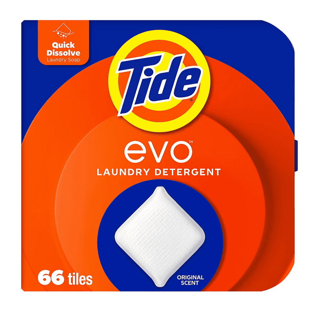 Tide Evo Laundry Detergent Tiles - Original Scent, 66 ct.