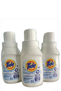 Tide Free & Gentle Laundry Detergent Unscented 8 Fl oz Bottles (Pack of 3) 5 Loads Each HE Compatible,Hypoallergenic Travel Size