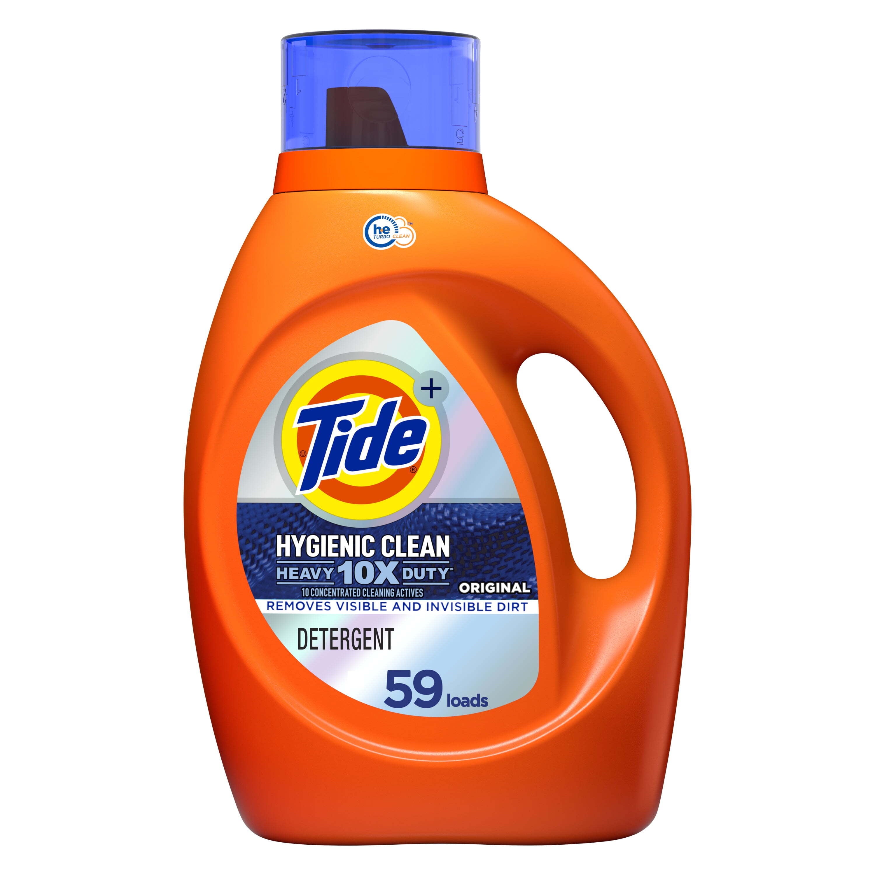 Tide Hygienic Clean Heavy 10x Duty Liquid Laundry Detergent, 92 fl oz