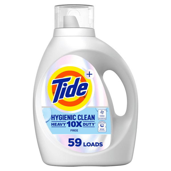 Tide Hygienic Clean Heavy Duty 10X Free Liquid Laundry Detergent 59 Loads