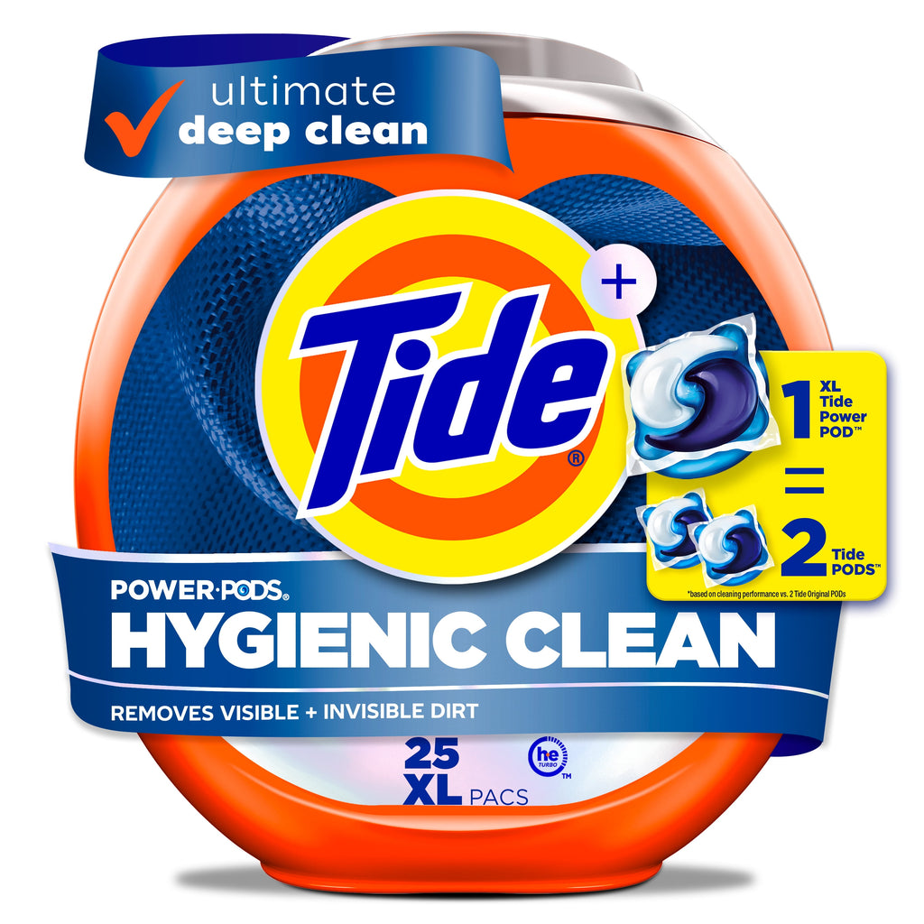 Tide Hygienic Clean Power PODS Laundry Detergent Pacs, Original Scent, 57 Count