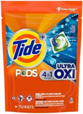 Tide PODS Liquid Detergent Pacs, 4-in-1 Ultra Oxi, 26 Ct, 1 Bag