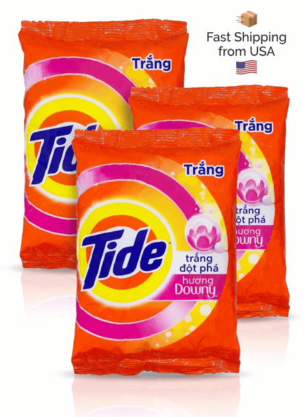 Tide Powder with Downy Laundry Detergent, 350g (3 Pack) – Fresh Scent Clothes Washing Powder, Multi-Pack Value Set