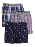 U.S. Polo Assn. Men's Boxers, 3-Pack, Sizes S-3XL