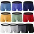 Usavemo 7+3 Bonus Pack Mens Boxer Briefs Lightweight Breathable Underwear for Men Size L