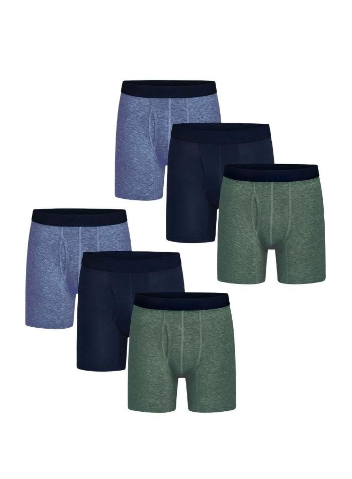 Wrangler Men's Active Stretch Boxer Brief Set, Underwear for Men, S, 6 Pack