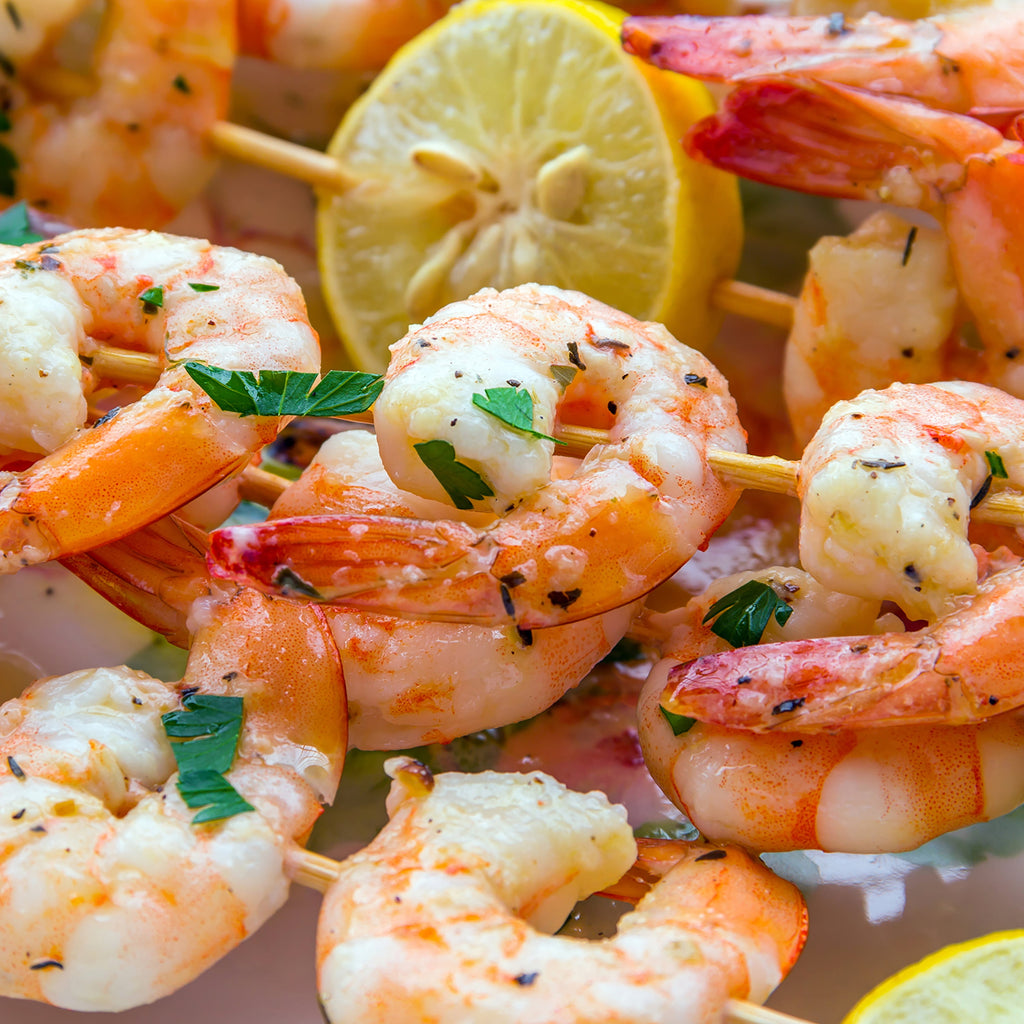 Great Value Frozen Cooked Medium Peeled & Deveined Tail-on Shrimp, 12 oz Bag (41-60 Count per lb)