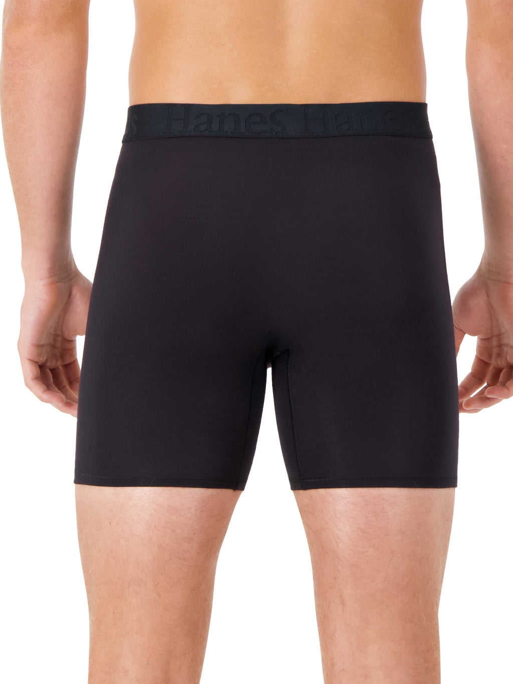 Hanes Originals Men's SuperSoft Boxer Brief Underwear Pack, Black/Grey/Print, 3-Pack