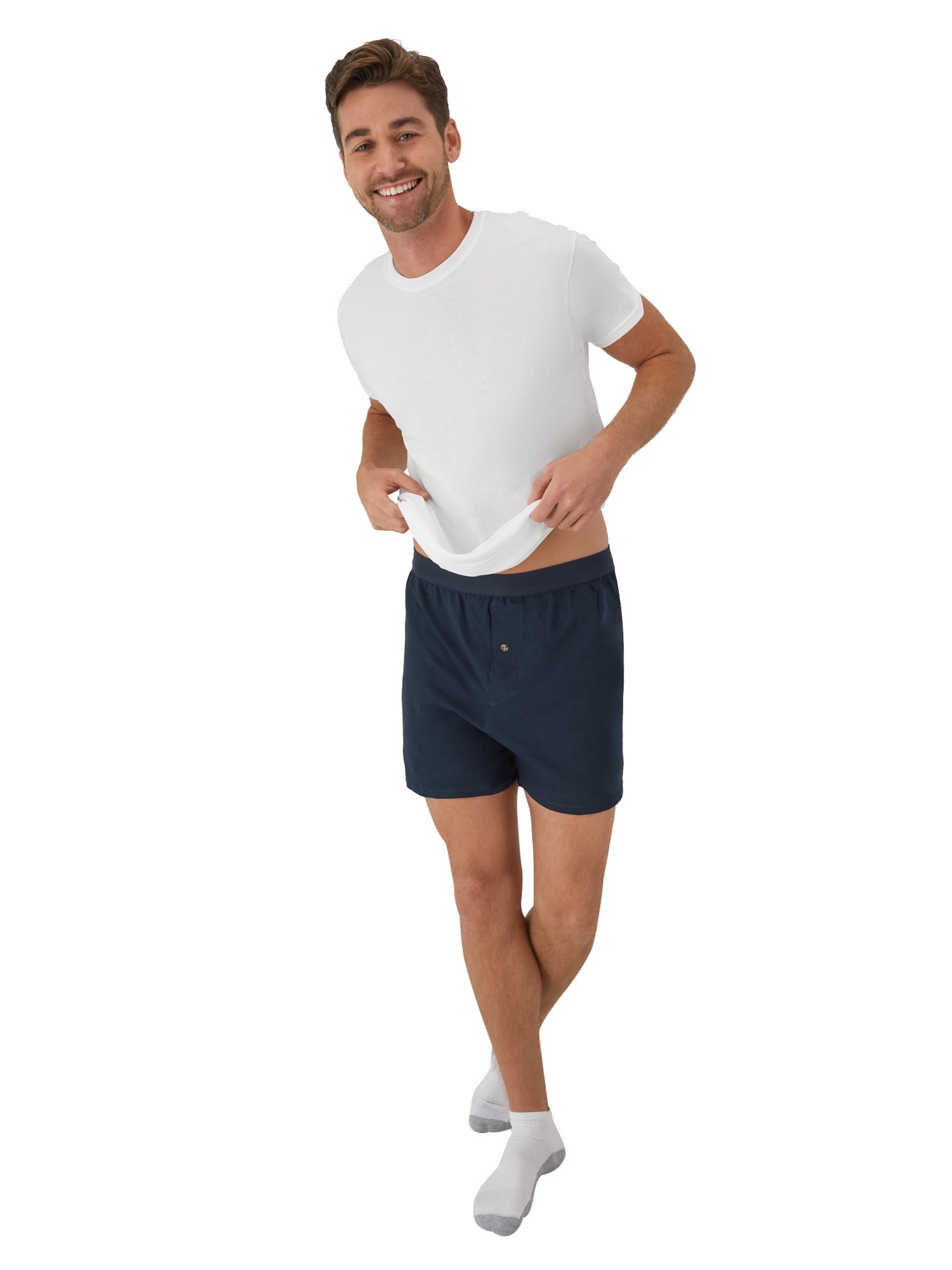 Hanes Men's Woven Boxers, 3 Pack