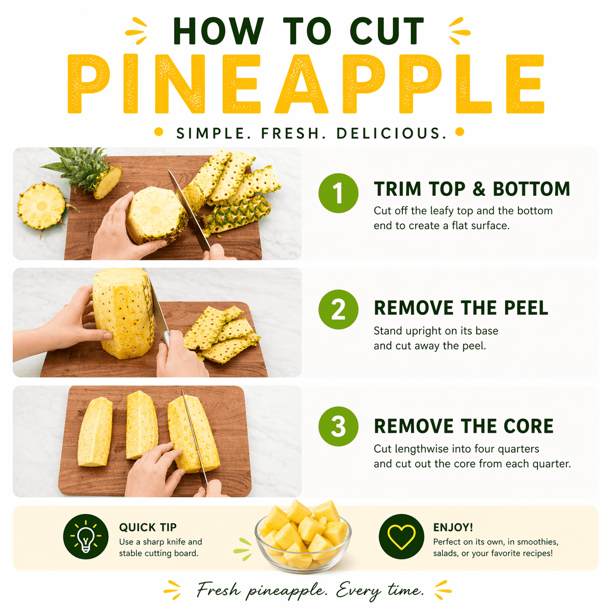 Fresh Pineapple, Each