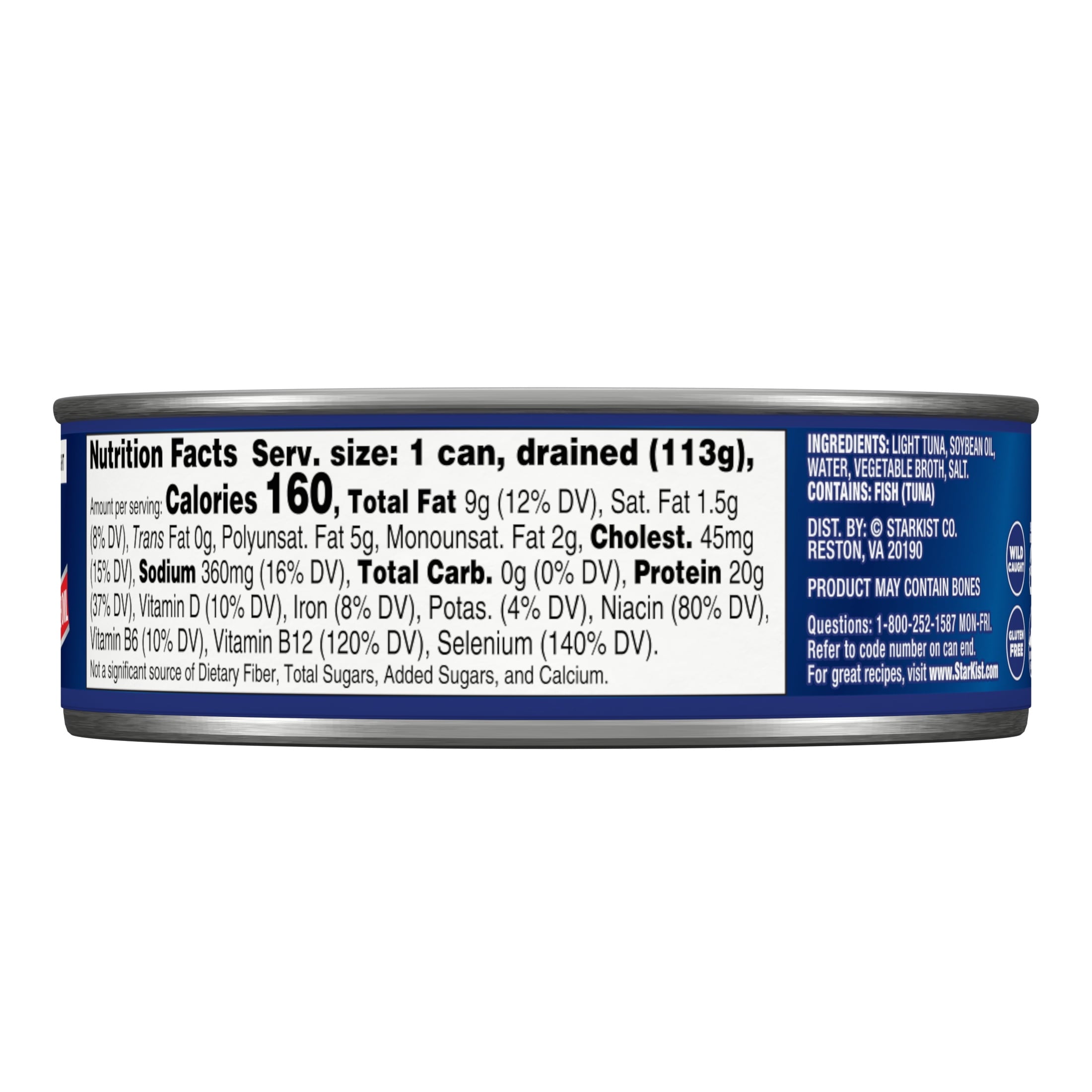 StarKist Chunk Light Tuna in Oil, Wild Caught, 20g Protein, 5 oz Can