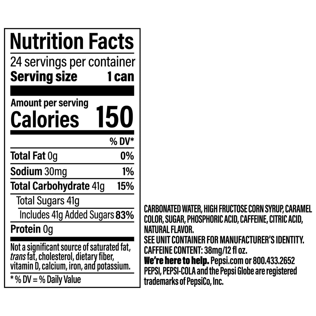 Pepsi Cola Soda Pop, 12 fl oz, 12 pack Cans