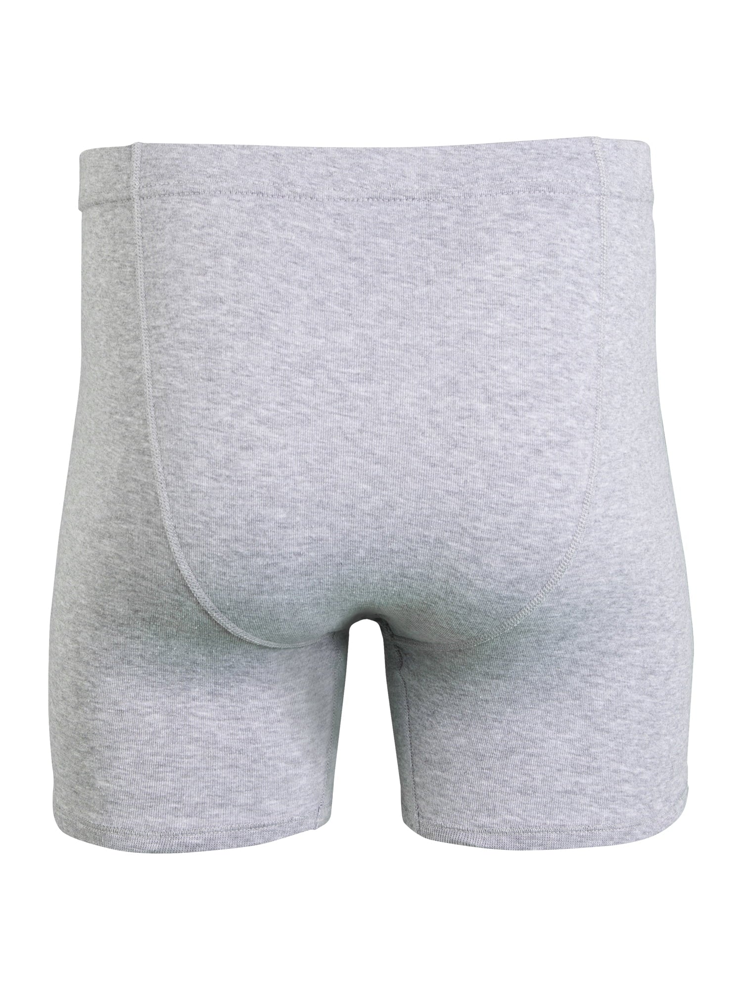 Gildan Adult Men's Boxer Briefs With Covered Waistband, 5-Pack, Sizes S-2XL, 6" Inseam