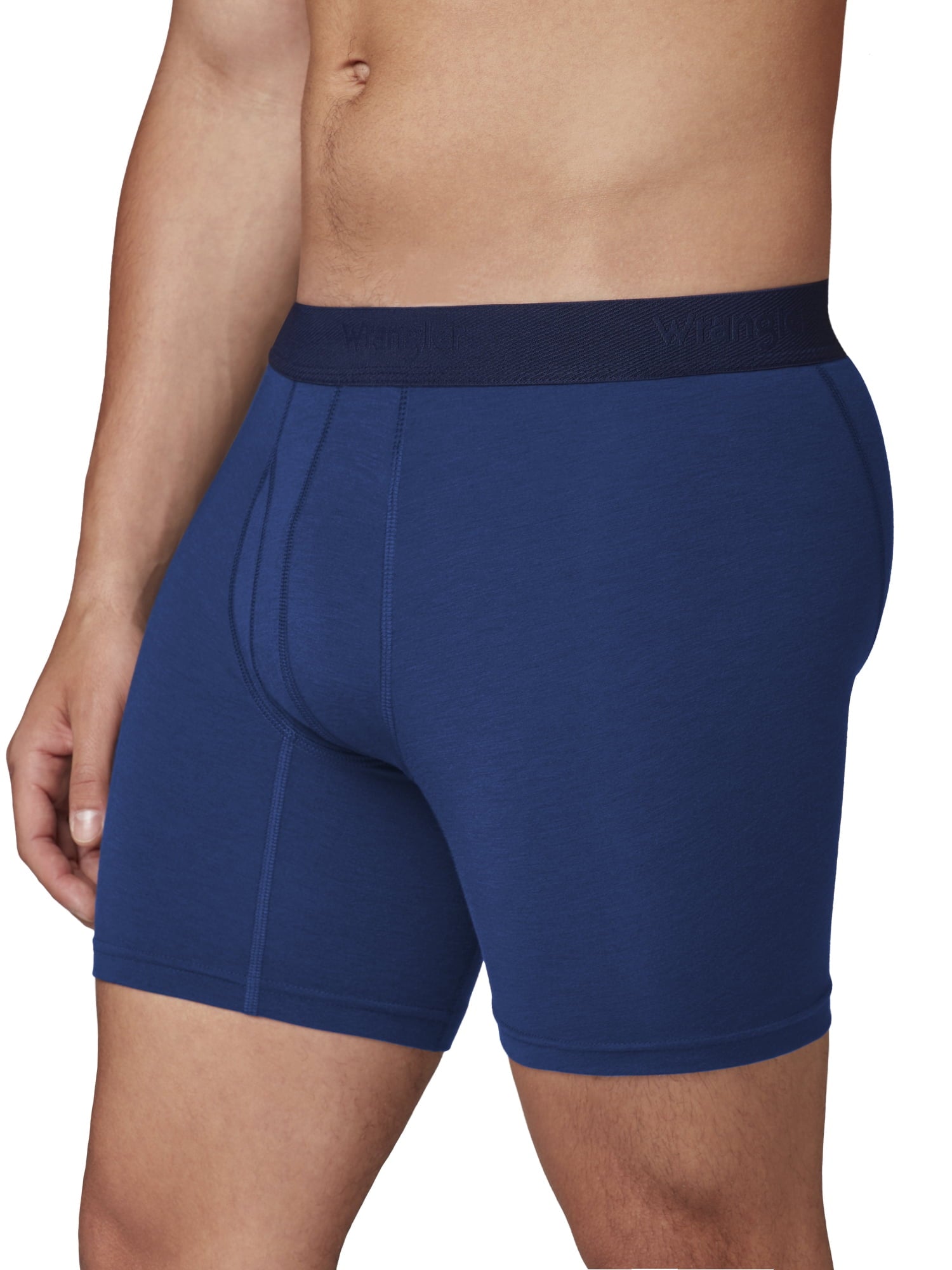 Wrangler Men's Active Stretch Boxer Brief Set, Underwear for Men, S, 6 Pack