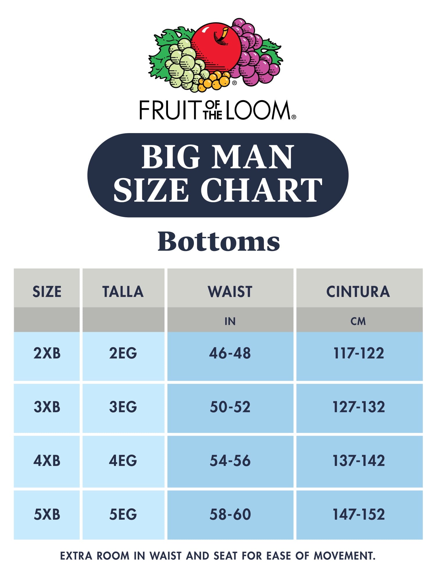 Fruit of the Loom Men's Cotton Briefs, Moisture-Wicking, Mid-Rise Fashion Brief Underwear, 6-Pack, S-5XB