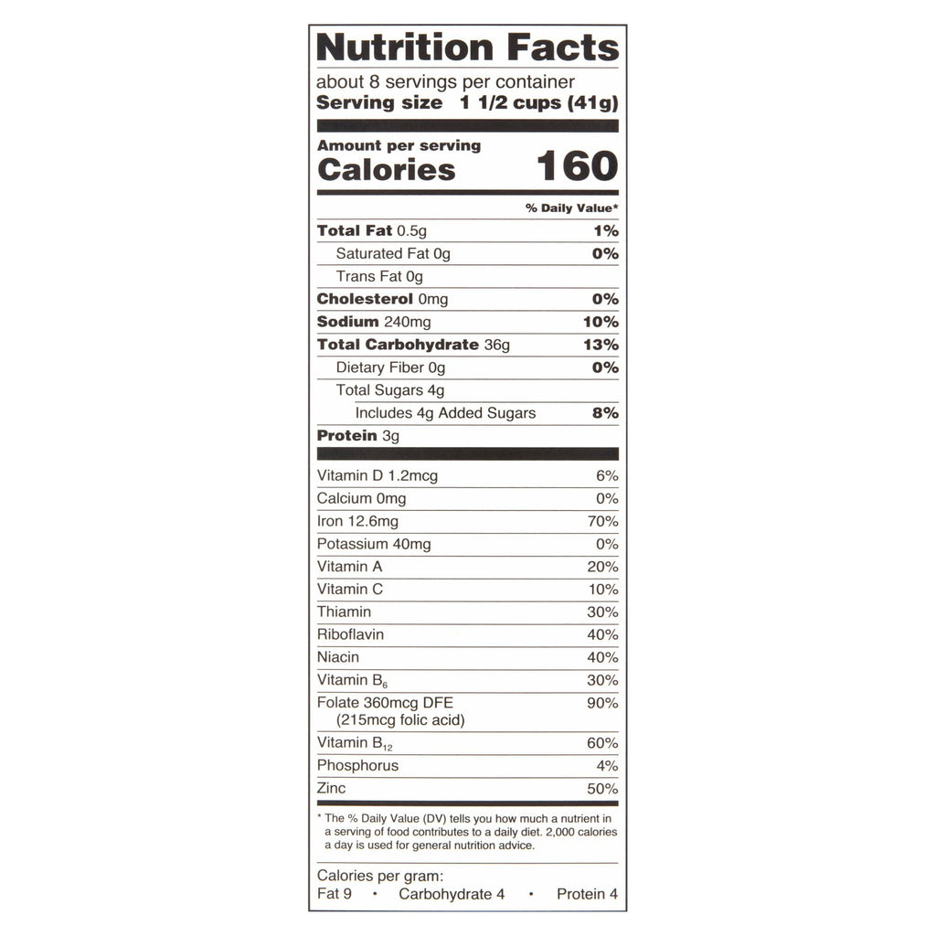 Great Value Toasted Rice Crisps Breakfast Cereal, 12 oz