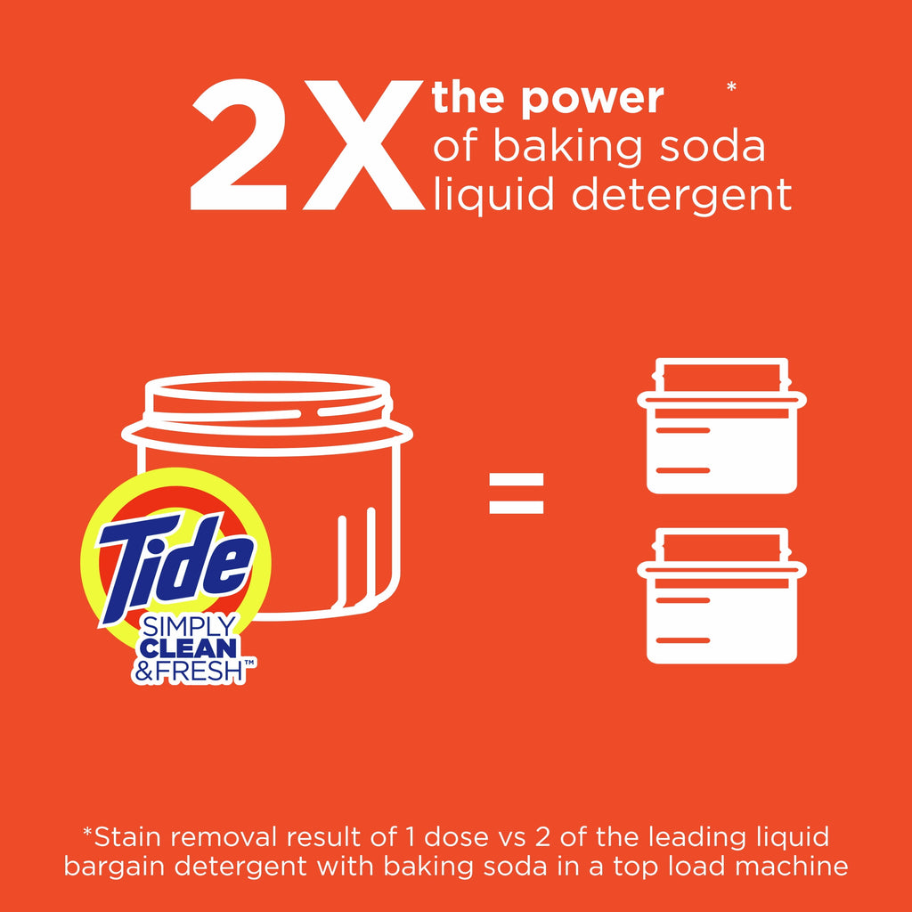 Tide Simply Refreshing Breeze, 89 Loads Liquid Laundry Detergent, 128 fl oz