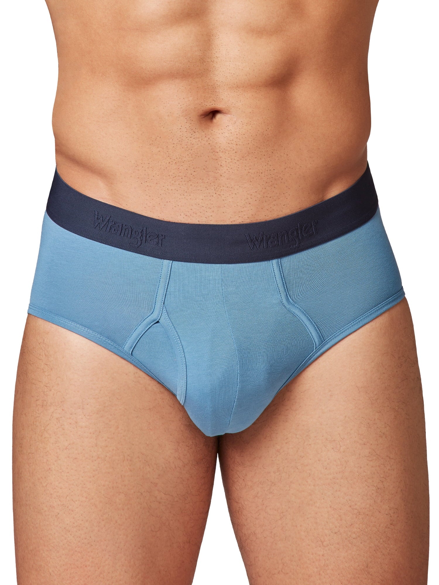 Wrangler Men's Modern Fit Cotton Stretch Brief Set, Briefs Underwear for Men, S, 6 Pack