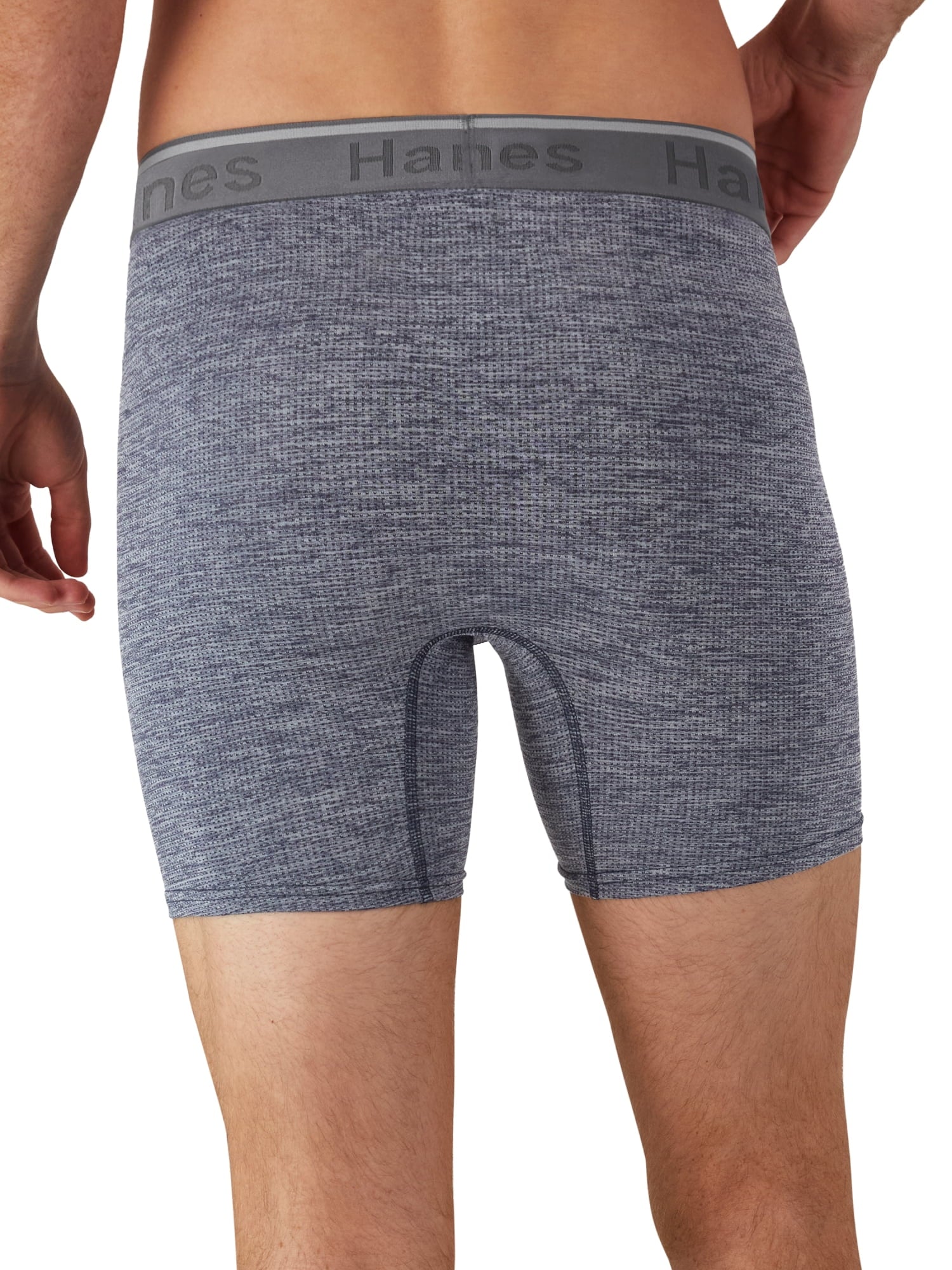 Underwear Boxer Briefs, 3-Pack, Comfort Flex Fit Boxer Briefs for Men, Stretch Mesh