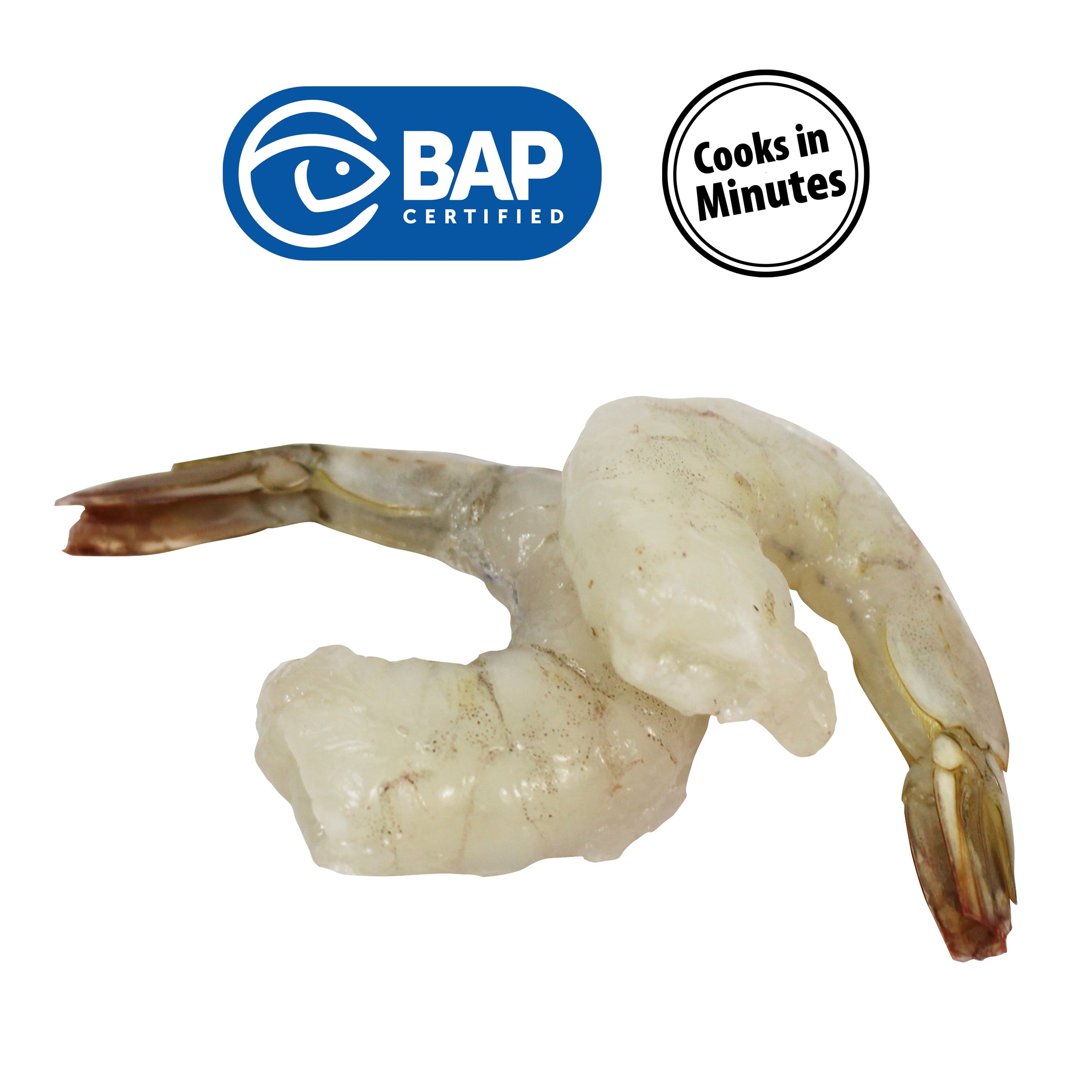 Great Value Frozen Peeled Tail on Extra Large Shrimp, 12 oz Bag (26-30 Count per lb)
