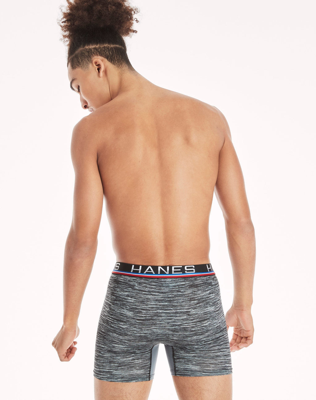 Hanes X-Temp Total Support Pouch Mens Boxer Briefs, Anti-Chafing Underwear, 3-Pack