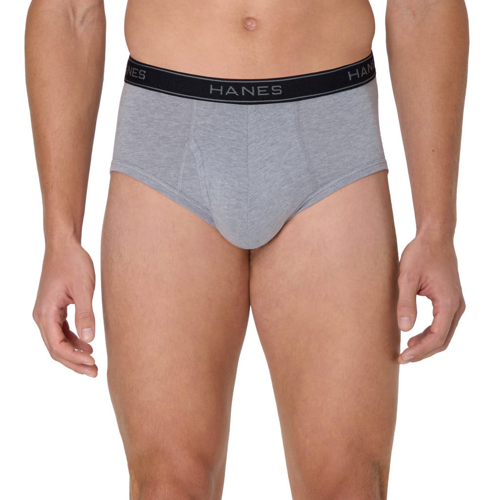 Hanes Men's Underwear Briefs Pack, 6-Pack, Cotton Stretch Underwear for Men, Assorted