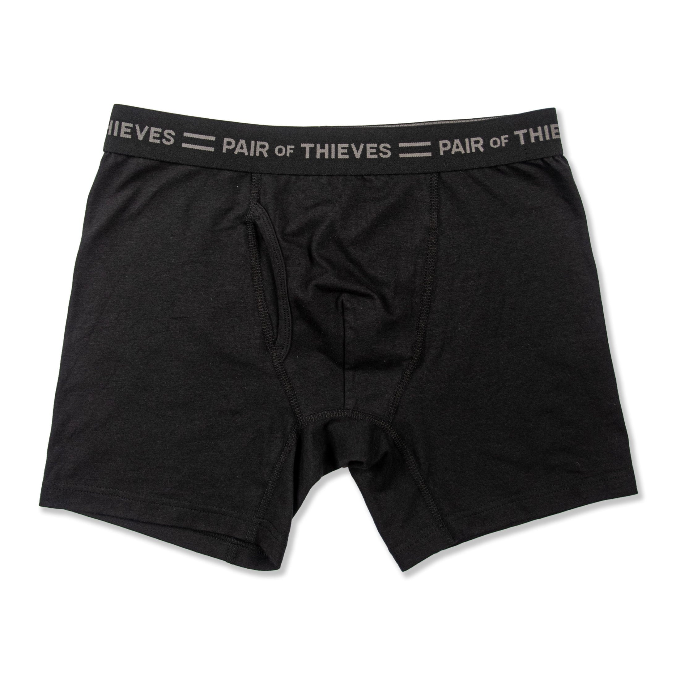 Pair of Thieves Men's 4-Way Cotton Stretch Boxer Briefs, 3-Pack
