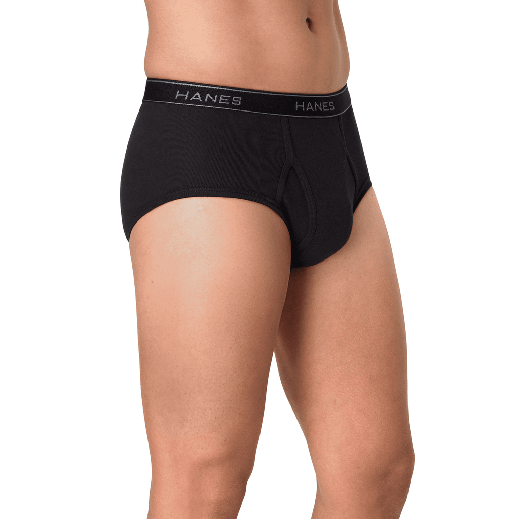 Hanes Men's Underwear Briefs Pack, Mid-Rise, ComfortSoft Waistband, 6-Pack Assorted S