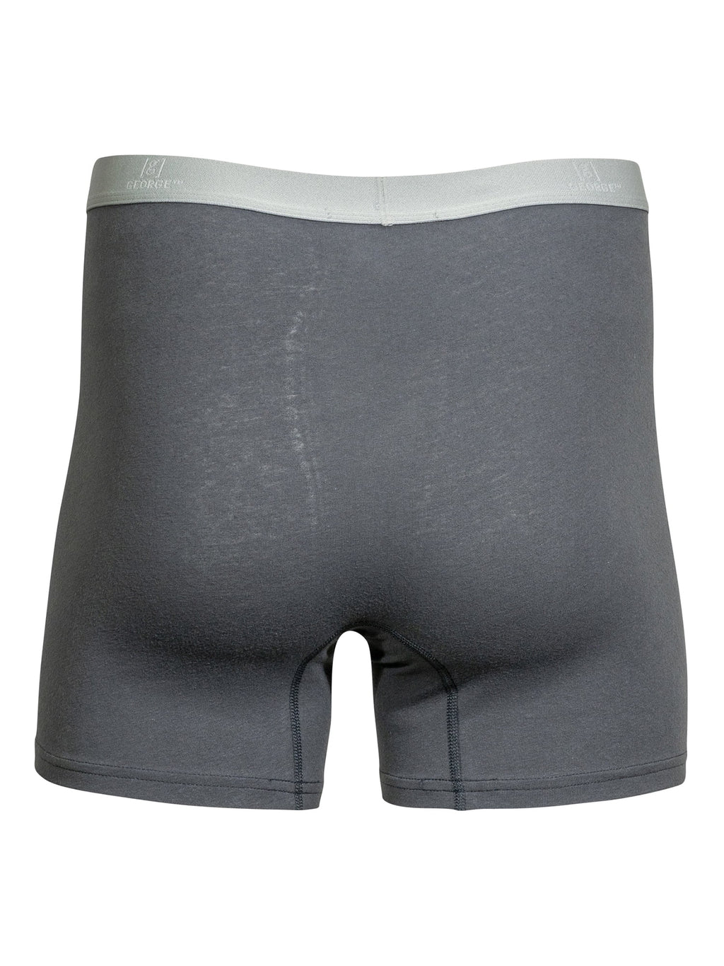 George Men's Cotton Stretch Regular Leg Boxer Briefs, 6-Pack