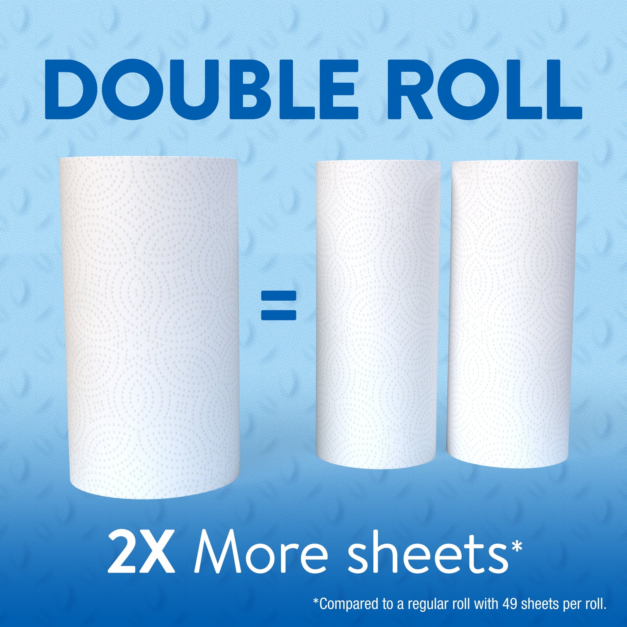 Great Value Everyday Strong Paper Towels, 2 Double Rolls