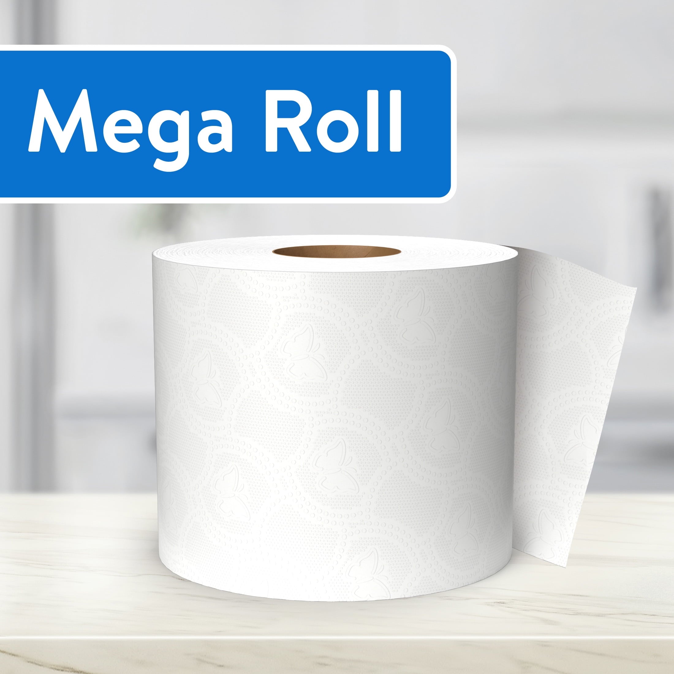 Great Value Soft & Strong Toilet Paper, 12 Mega Rolls, 380 Sheets per Roll