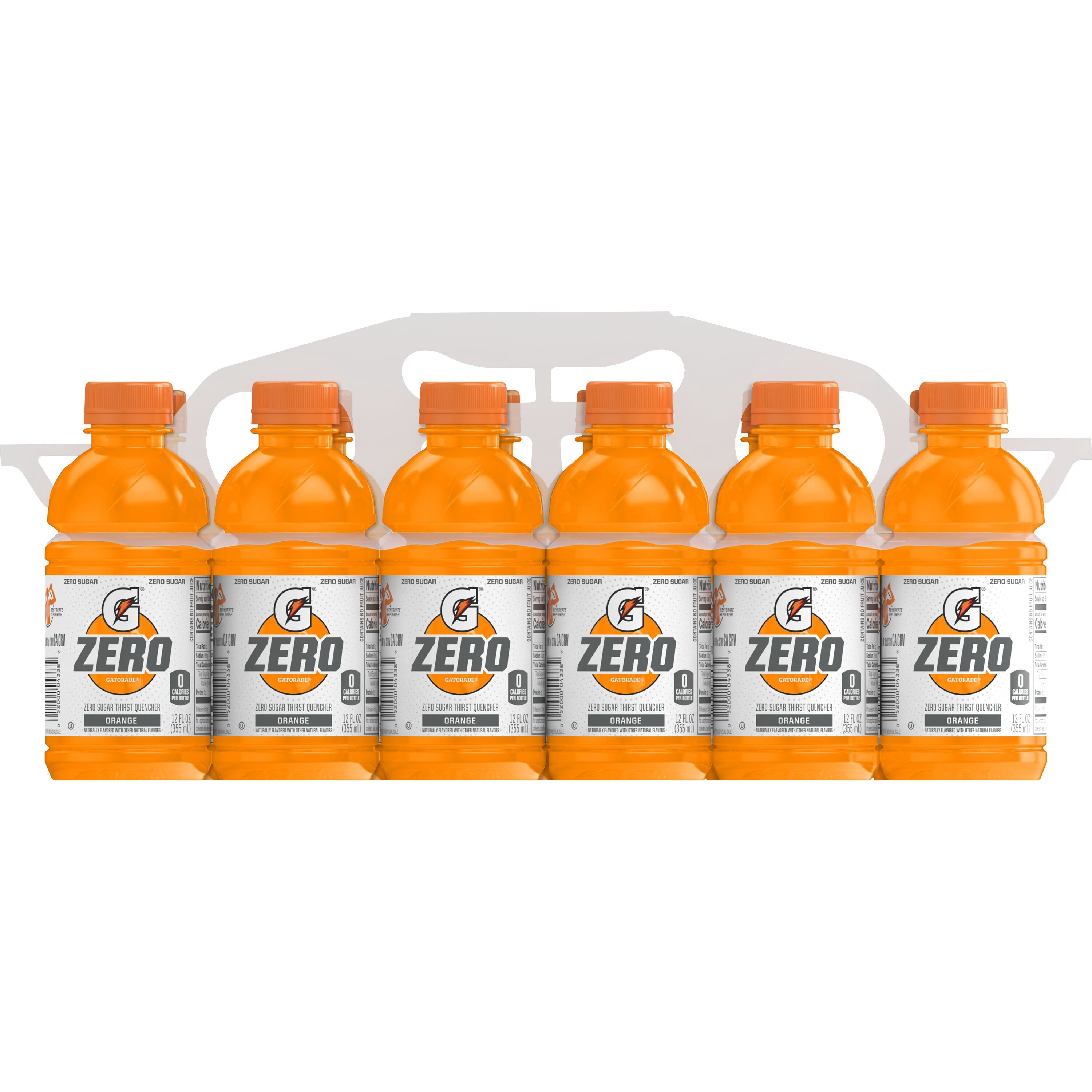 Gatorade Zero Sugar Thirst Quencher Lemon Lime Sports Drinks, 12 fl oz, 12 Count Bottles