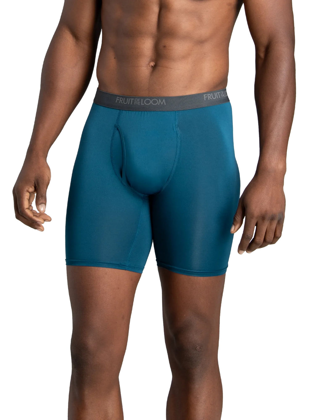 Fruit of the Loom Men's Micro-Stretch Ribbed Boxer Briefs, 6-Pack