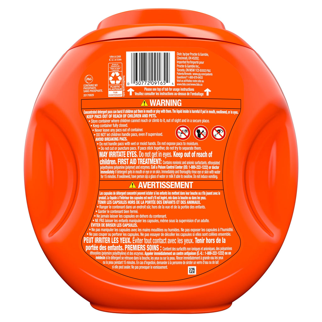 Tide PODS Laundry Detergent Soap Pacs, Original Scent, 76 Count