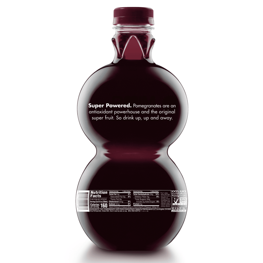 POM Wonderful Antioxidant Superpower 100% Pomegranate Juice, 48 fl oz