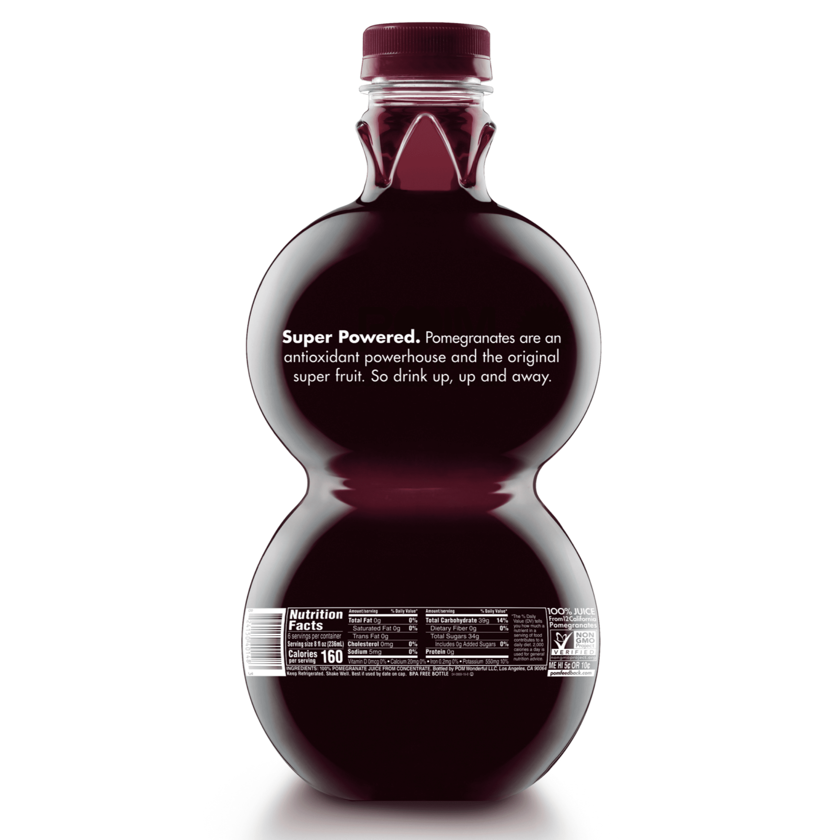 POM Wonderful Antioxidant Superpower 100% Pomegranate Juice, 48 fl oz